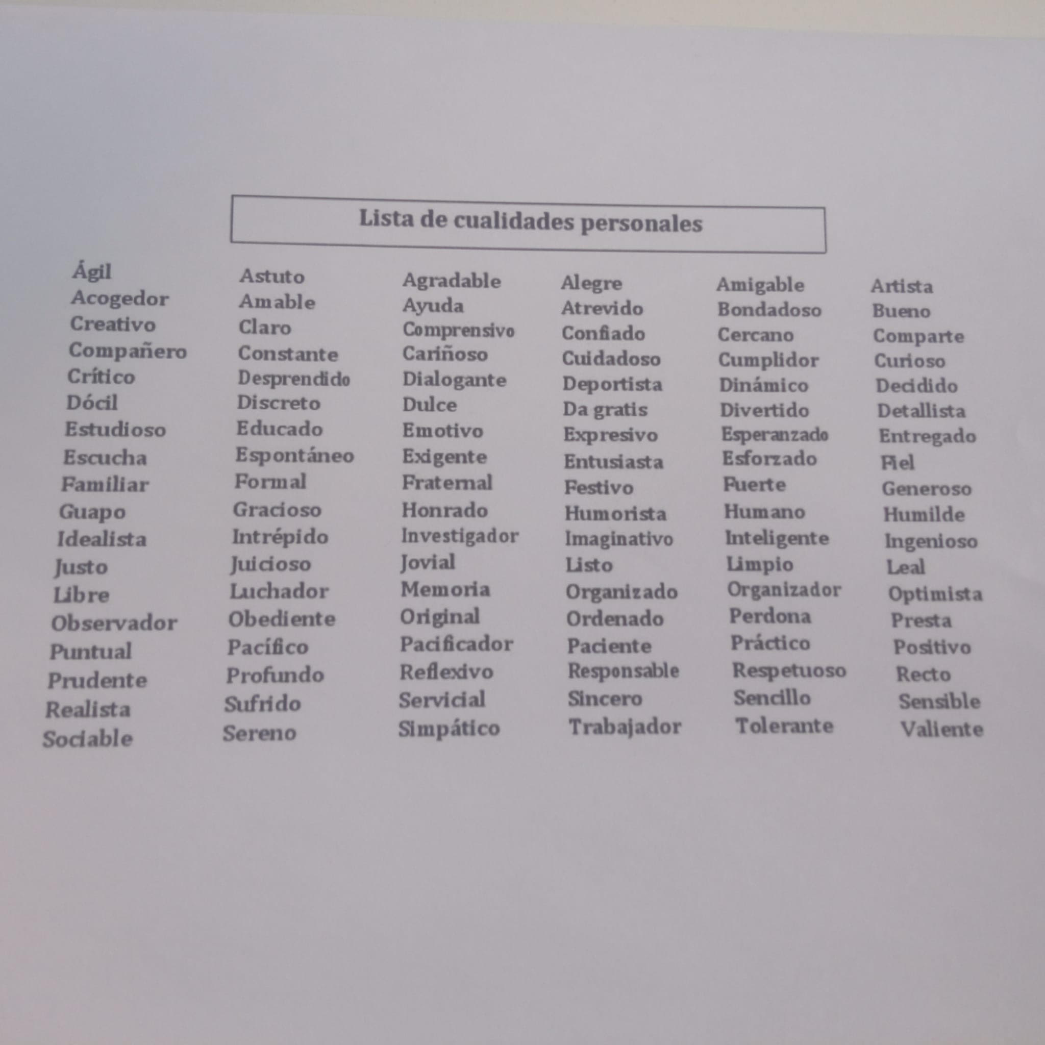  Taller de autoconocimiento y autoestima. 


